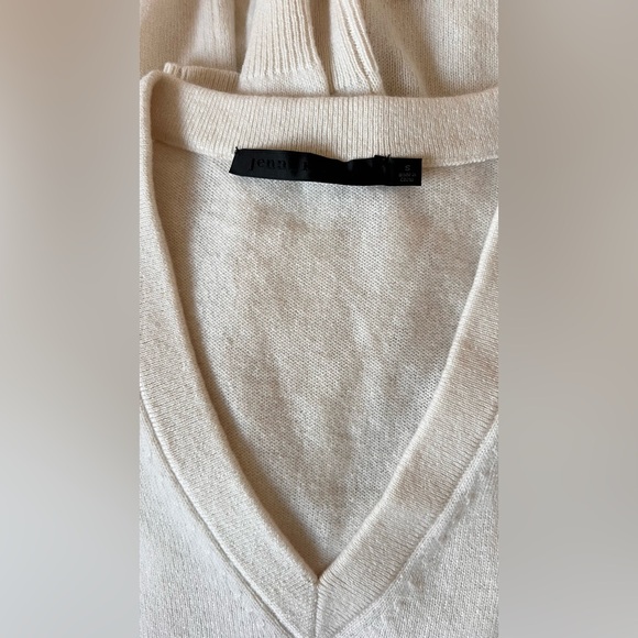NEW: Jenni Kayne Charlie V-Neck Cashmere Sweater - US S - Picture 4 of 6